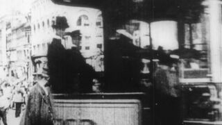 Hendricks (Gordon) Collection. No. 38, New York City street scene, Union Square and Lincoln Building--unidentified works - 1889