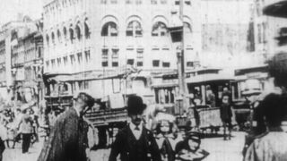 Hendricks (Gordon) Collection. No. 38, New York City street scene, Union Square and Lincoln Building--unidentified works - 1889