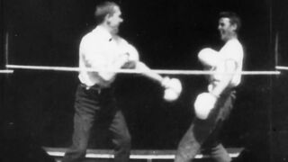 Men Boxing - 1891