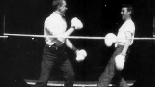Men Boxing - 1891