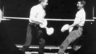 Men Boxing - 1891
