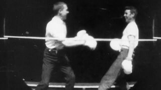 Men Boxing - 1891